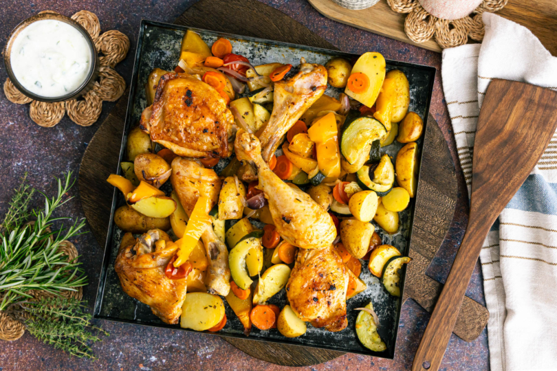Mediterrane Hähnchenpfanne