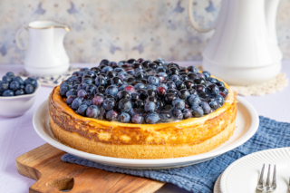 Omas Blaubeer-Käsekuchen