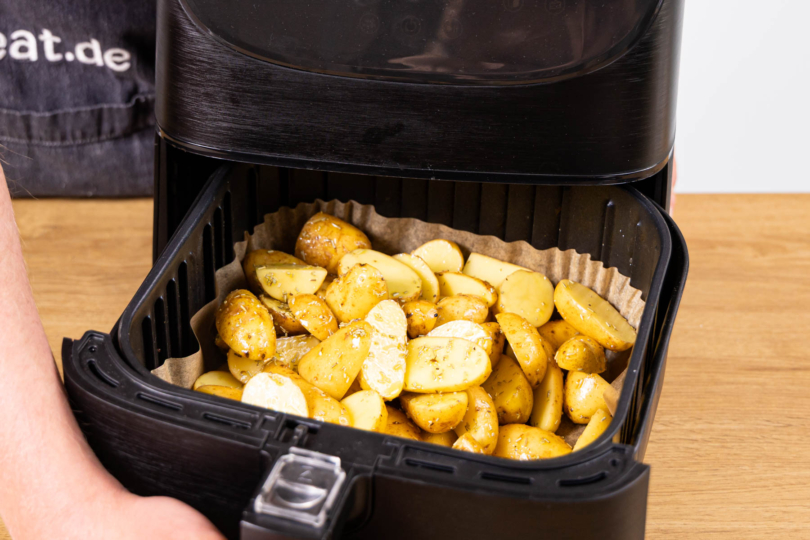 Rosmarinkartoffeln in Heißluftfritteuse garen