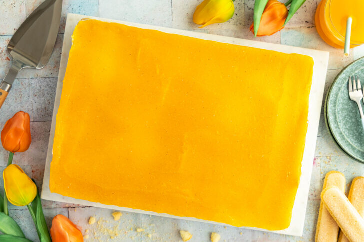 Solero-Kuchen ohne Backen top-down