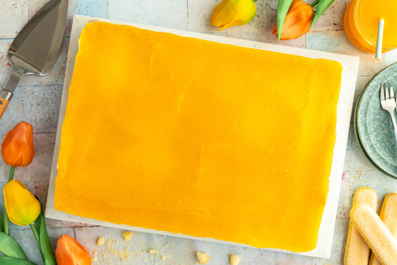 Solero-Kuchen ohne Backen top-down