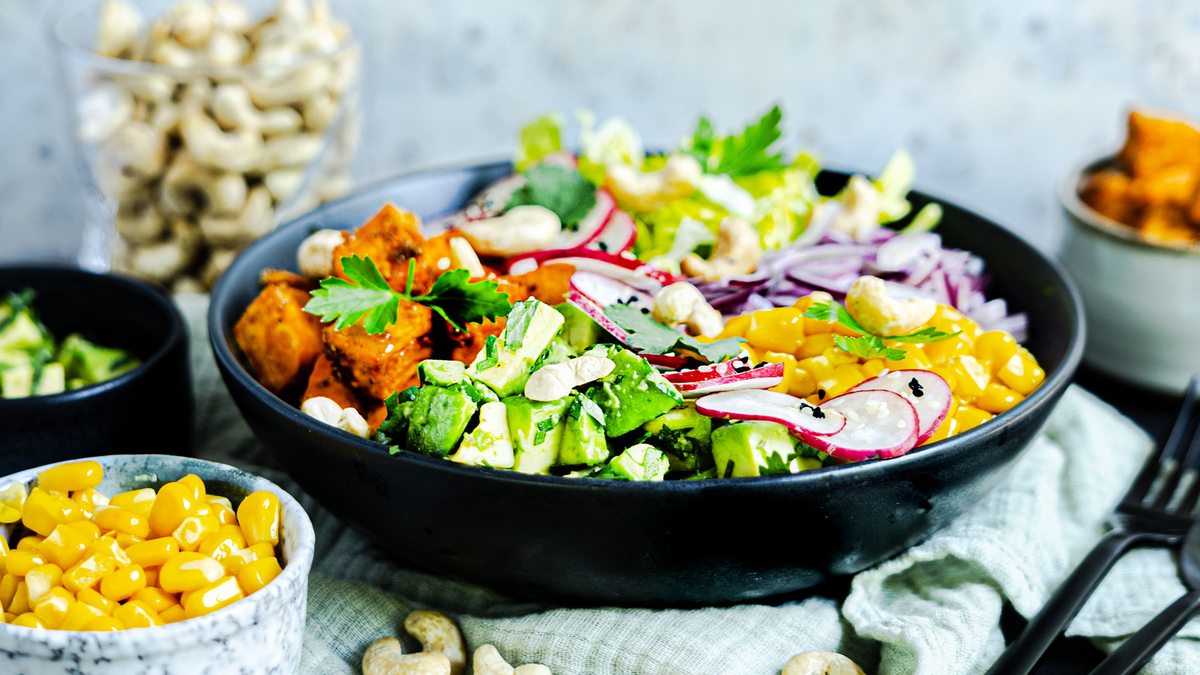 Süßkartoffel Bowl
