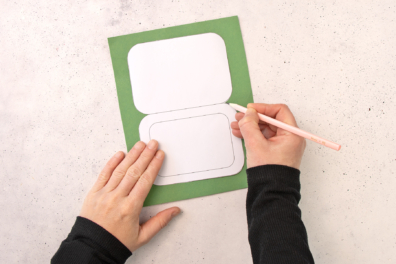 Vorlage auf Tonpapier übertragen