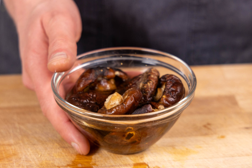 Shiitake einweichen