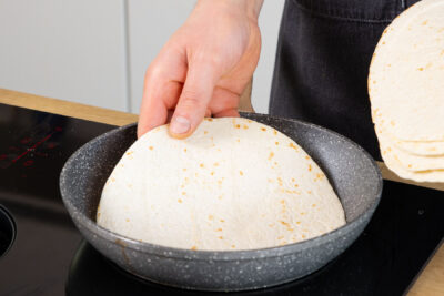Wraps anrösten