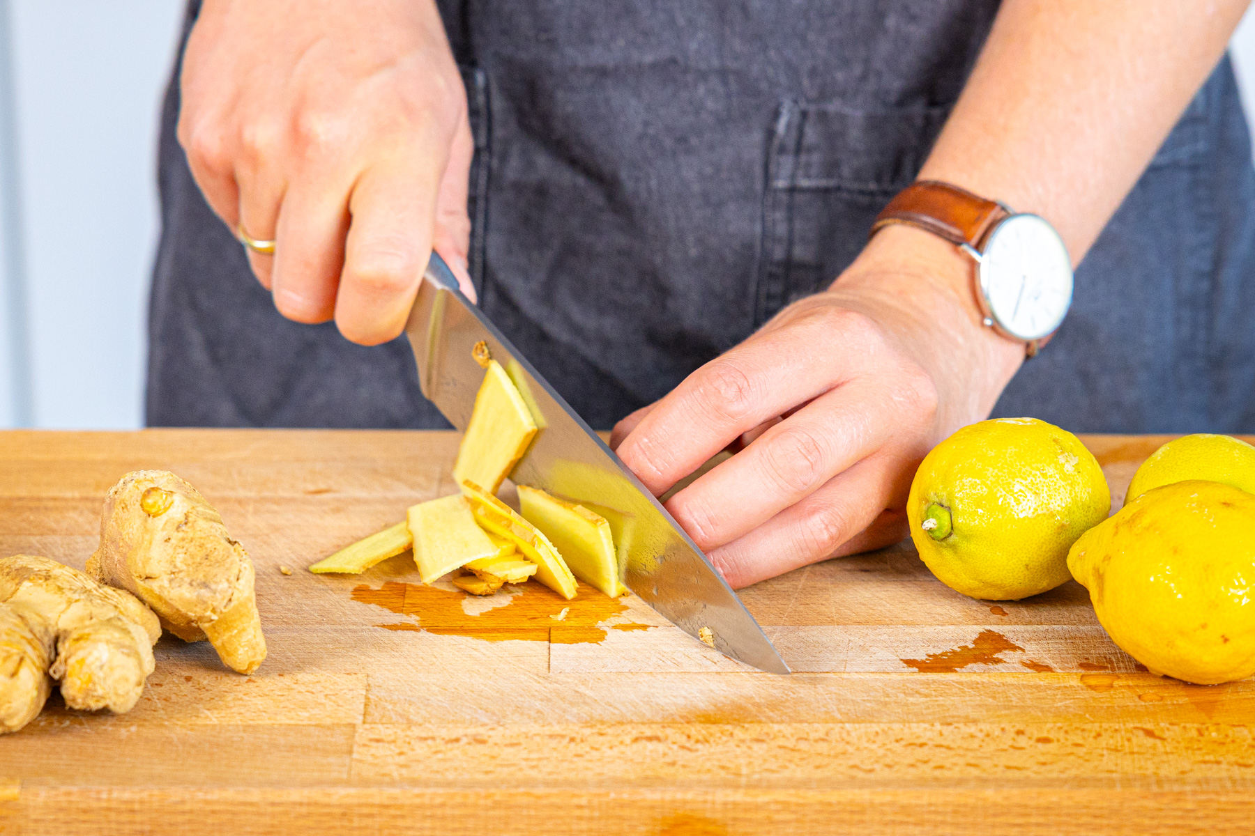 Zitronen-Ingwer-Limonade