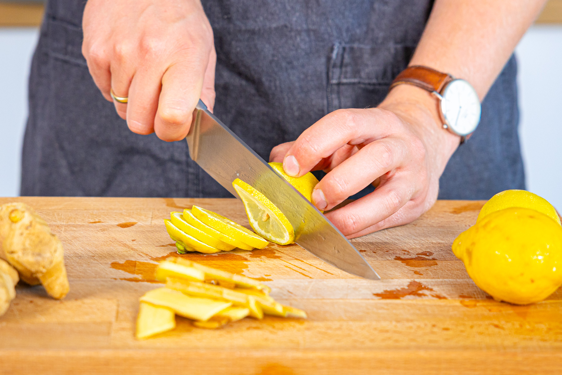 Zitronen-Ingwer-Limonade