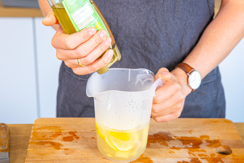 Agavendicksaft hinzu geben