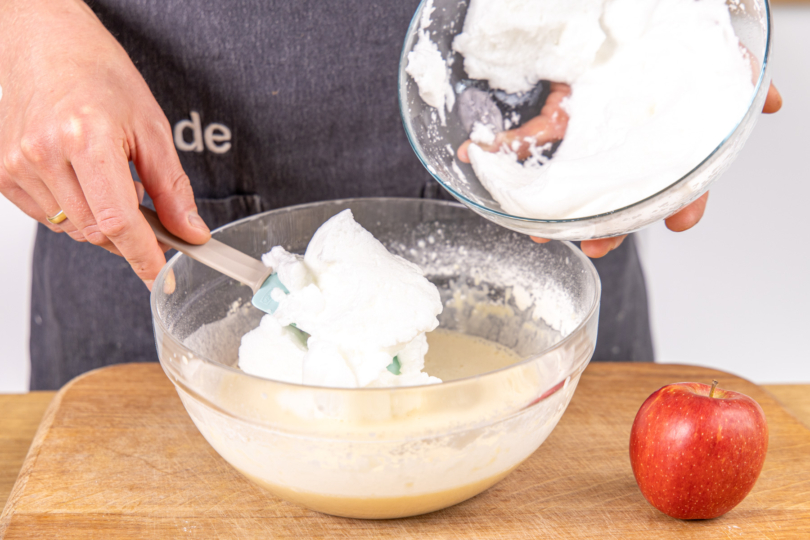 Eischnee unterheben