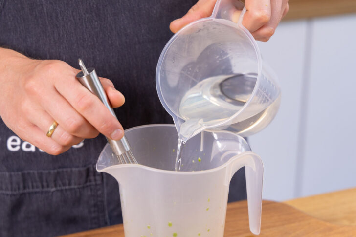 Zuckersirup dazugeben