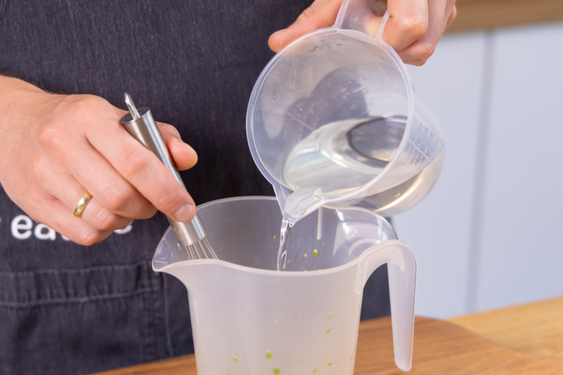 Zuckersirup dazugeben