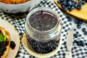 Blaubeermarmelade selber machen Glas