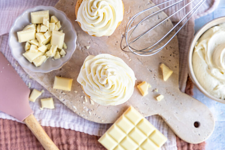 Buttercreme mit weißer Schokolade