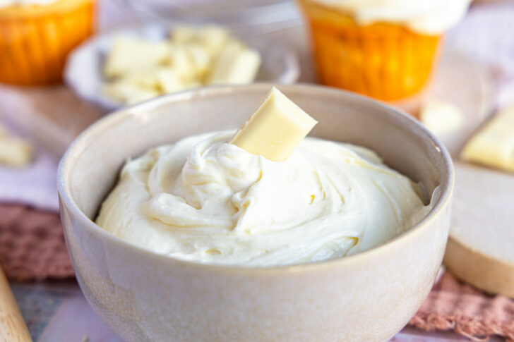 Buttercreme mit weißer Schokolade