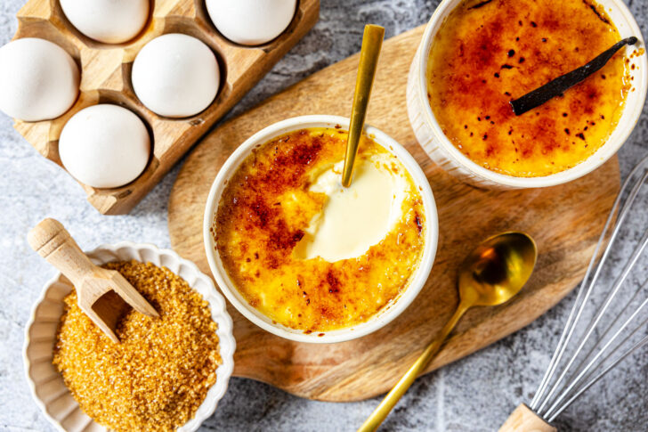 Crème Brûlée Original-Rezept topdown