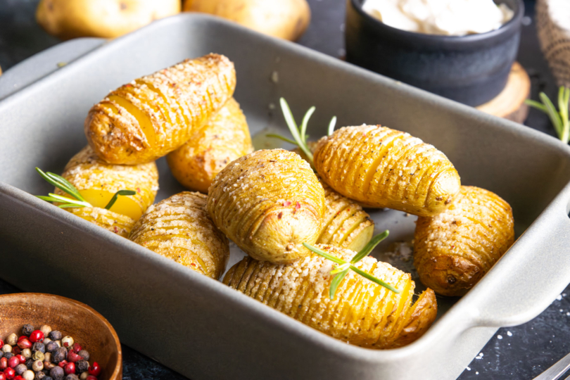 Fächerkartoffeln aus dem Ofen