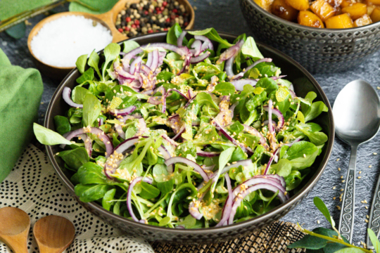 Feldsalat Asia-Style