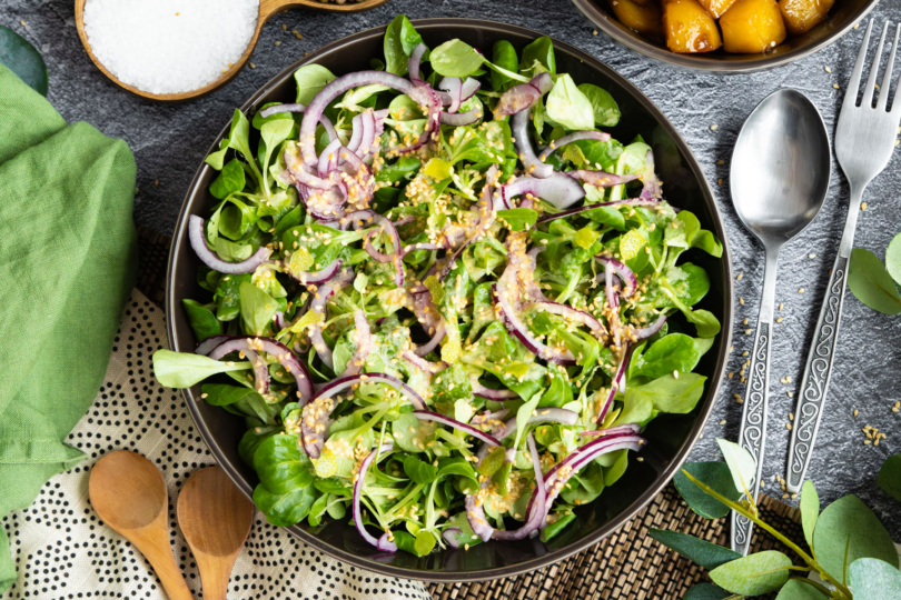 Feldsalat Asia-Style