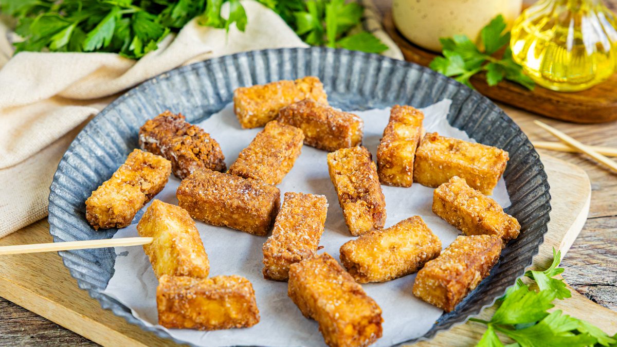 Frittierter Tofu