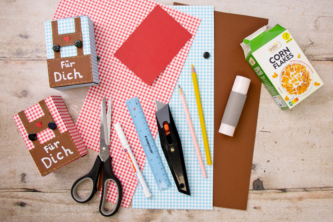 Gastgeschenk zum Oktoberfest basteln - Materialien