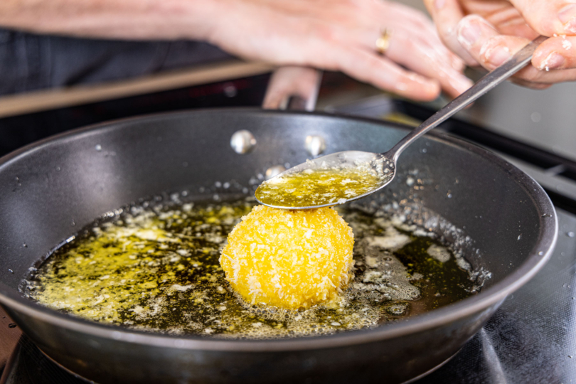 mit Butter übergießen