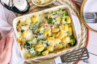 Gnocchi-Brokkoli-Auflauf