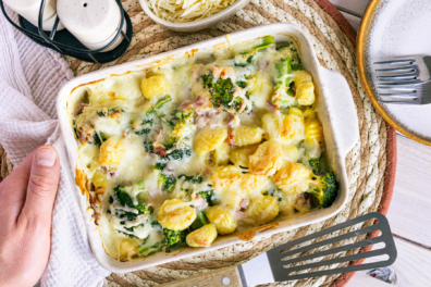 Gnocchi-Brokkoli-Auflauf