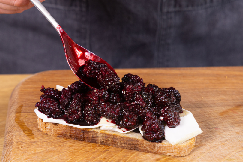 Brombeeren verteilen
