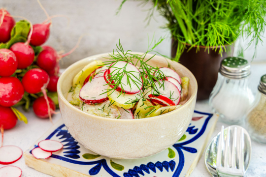 Gurken-Radieschen-Salat: frisch & lecker