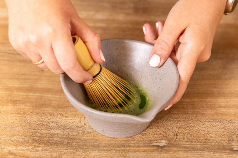 Matcha aufschäumen