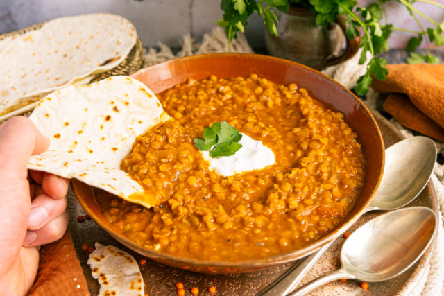 Indisches Rotes Linsen Dal