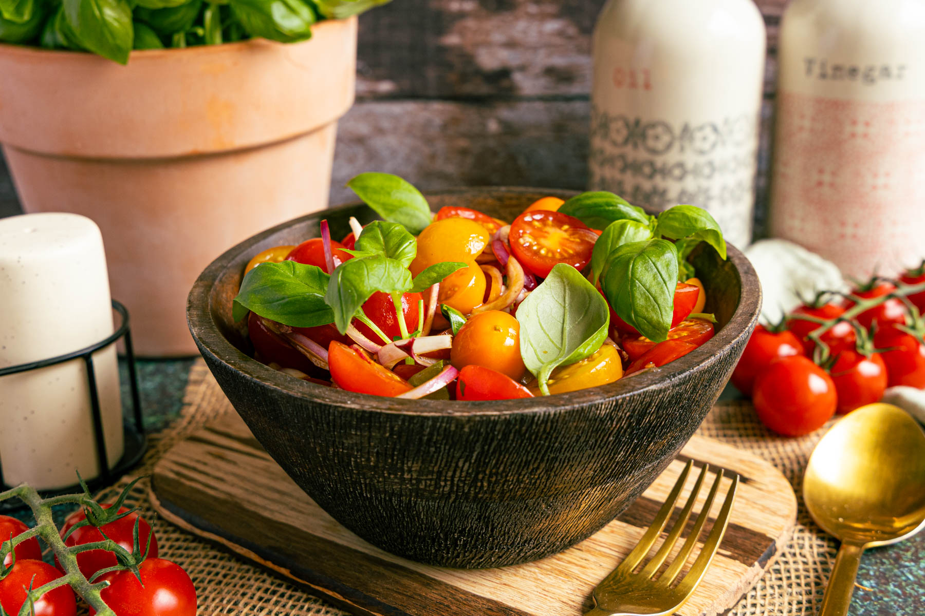 Italienischer Tomatensalat