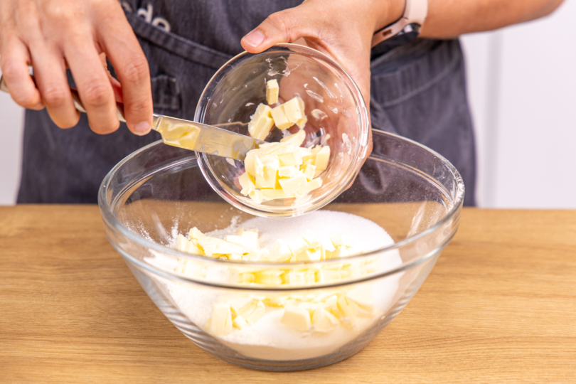 Butter dazugeben