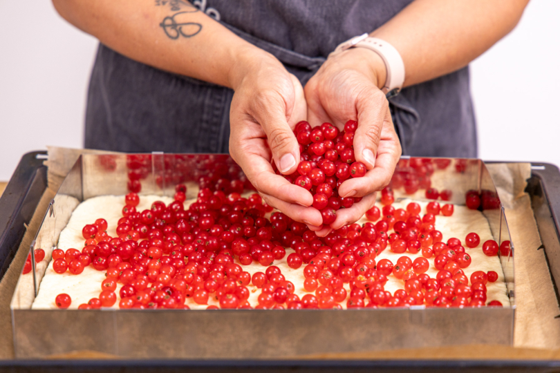 Johannisbeeren verteilen