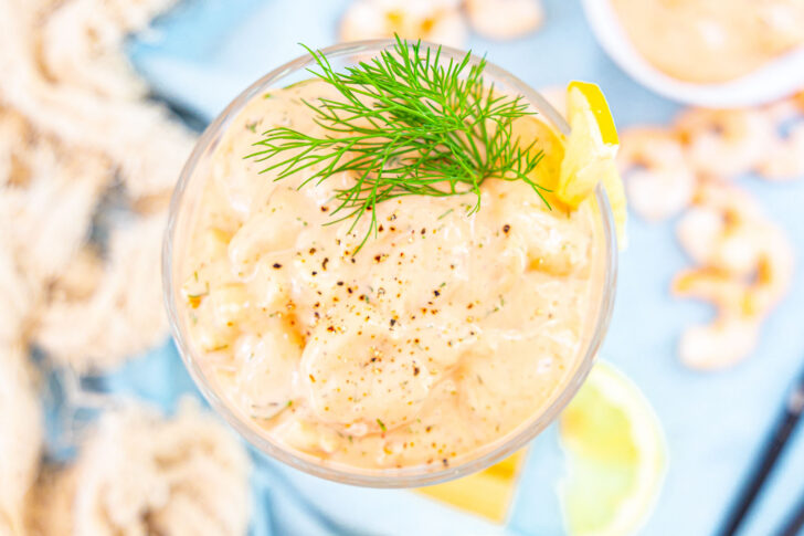 Klassischer Krabbencocktail