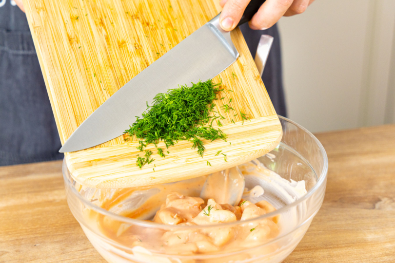 Dill dazugeben