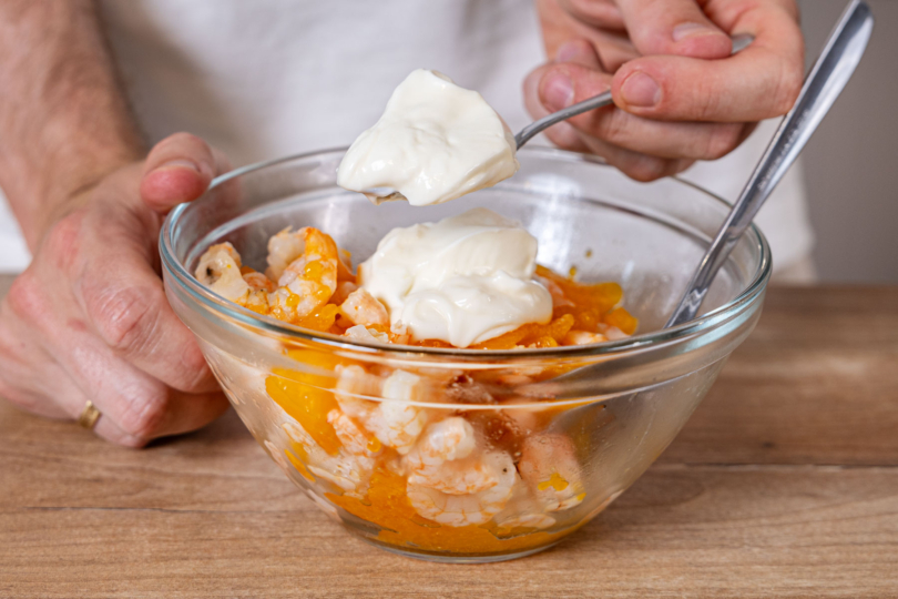 Creme fraiche dazugeben