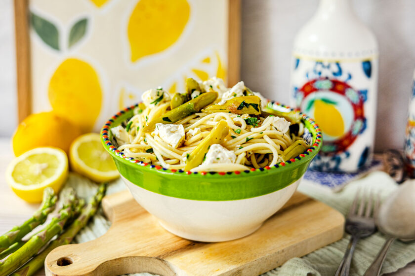 Lemon Pasta topdown