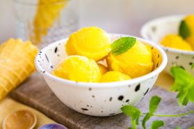 Mango Sorbet frisch zubereitet