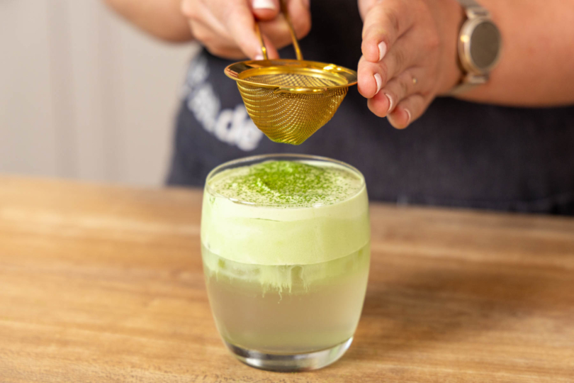 Matcha auf den Matcha Coconut Cloud sieben