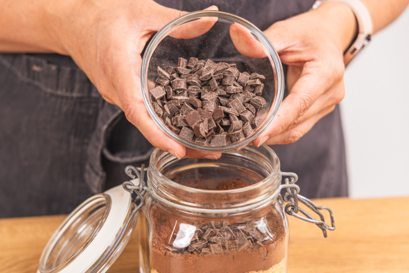 Schoko Chunks dazugeben