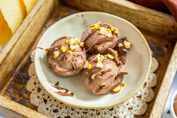 Nutella Eis selber machen nah