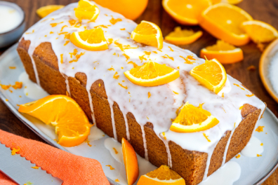 Orangenkuchen mit ganzen Orangen ganz