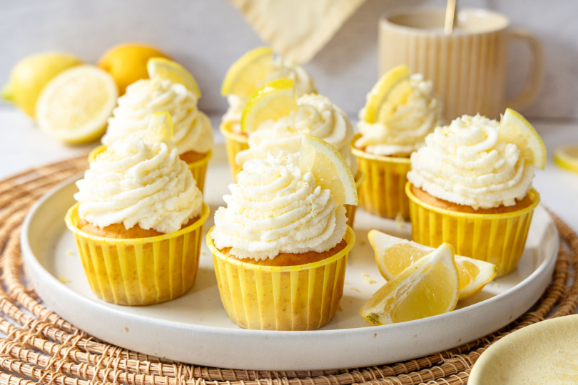 saftige Zitronen Cupcakes