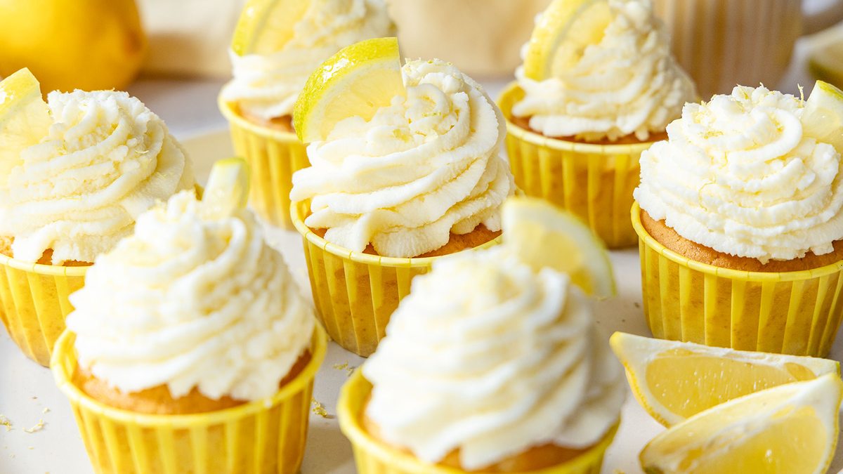 Saftige Zitronen Cupcakes