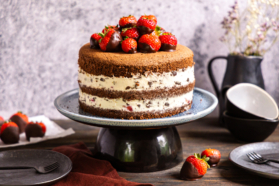 Schoko-Erdbeer-Torte mit Mascarpone