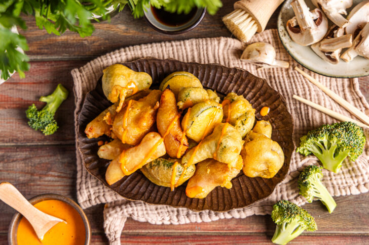 knuspriges Tempura Gemüse