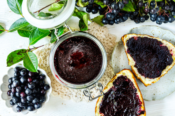 Aronia Marmelade Mit Himbeeren