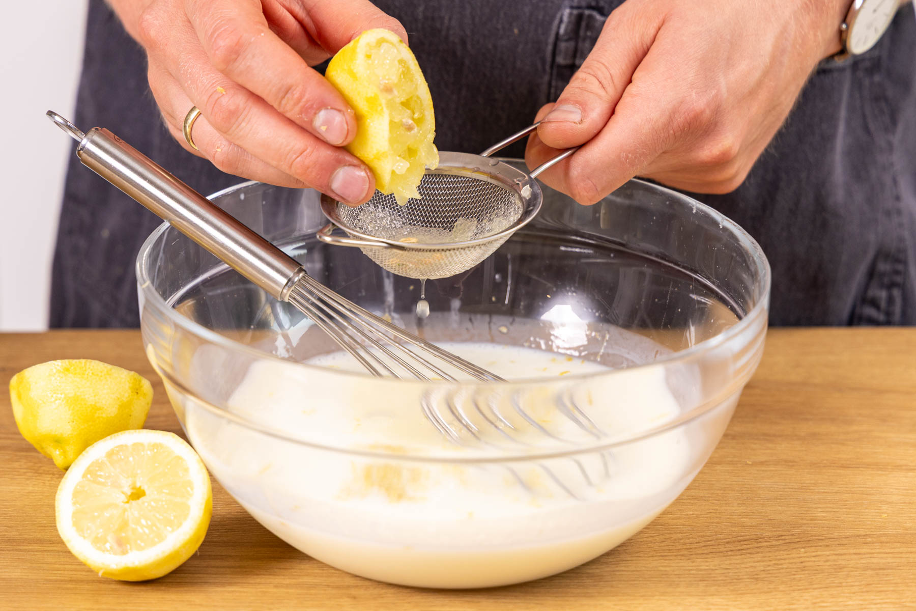 Buttermilch Zitronen Eis