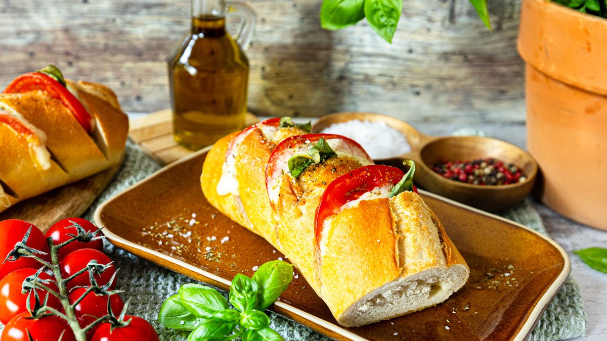 Fächerbaguette aus der Heißluftfritteuse